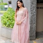 PINK ORGANZA KURTI