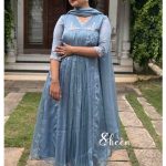 Greyish blue kurti