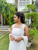 white georgette kurti - Image 2