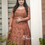 Burnt orange Bridal Lehenga