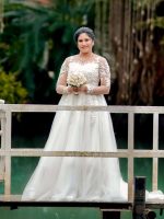 Off-White Bridal Wedding Gown