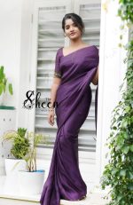 Royal purple saree - Image 2