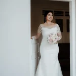Off-White Bridal Wedding Gown
