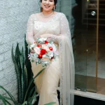 Golden Bridal Saree