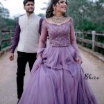 Purple lehenga