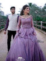 Purple lehenga