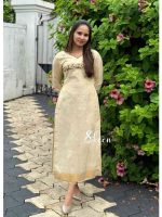 Semi-tissue fabric kurti