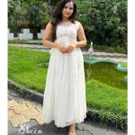 offwhite soft organza kurti