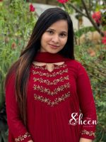 Reddishmarron  kurti - Image 2