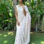 Blush pink Uppada silk saree