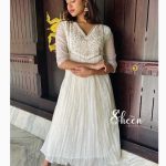 offwhite mul chanderi kurti