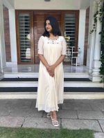 beige kurti