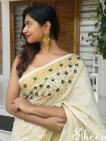 Elegant semi-tissue saree - Image 2