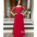 Red gown
