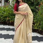 Semi-tissue saree