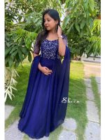 Blue gown