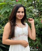 offwhite soft organza kurti - Image 2