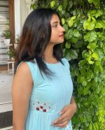skyblue faux georgette kurti - Image 2