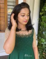 Green panel-cut kurti - Image 2