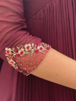 Brown faux georgette kurti - Image 3
