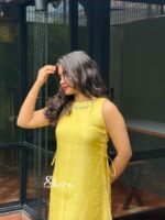 Yellow organza outfit - Image 2