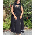 black A line outfit